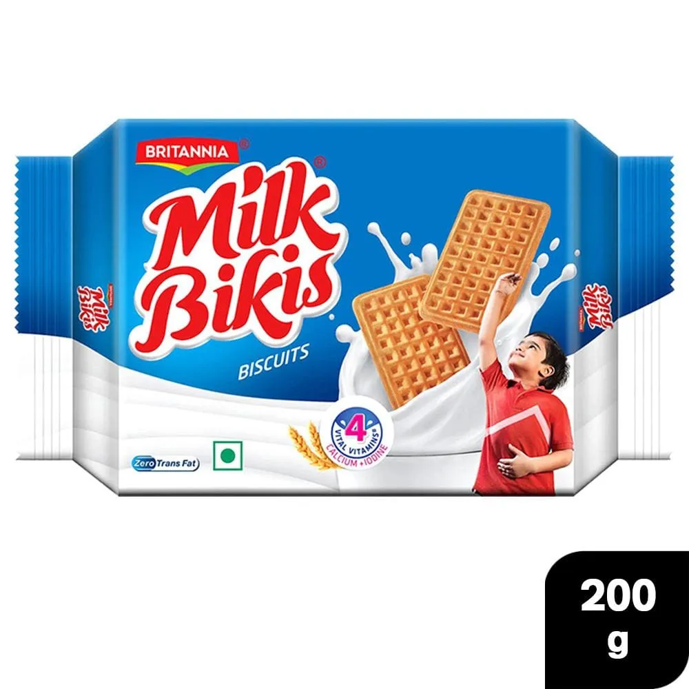 Britania Milk Bikis Biscuits