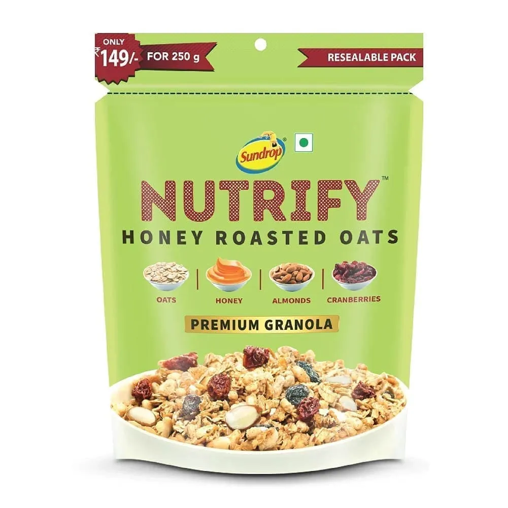 Sundrop Nutrify – Honey Roasted Oats