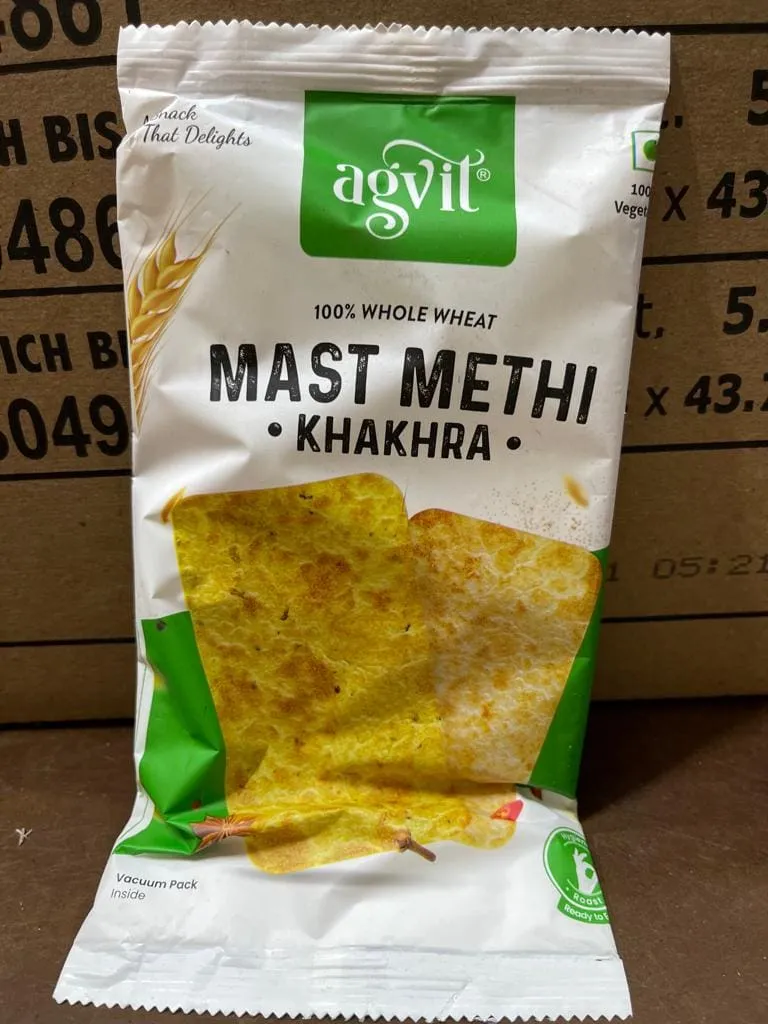 Agvit Mast Methi Khakra