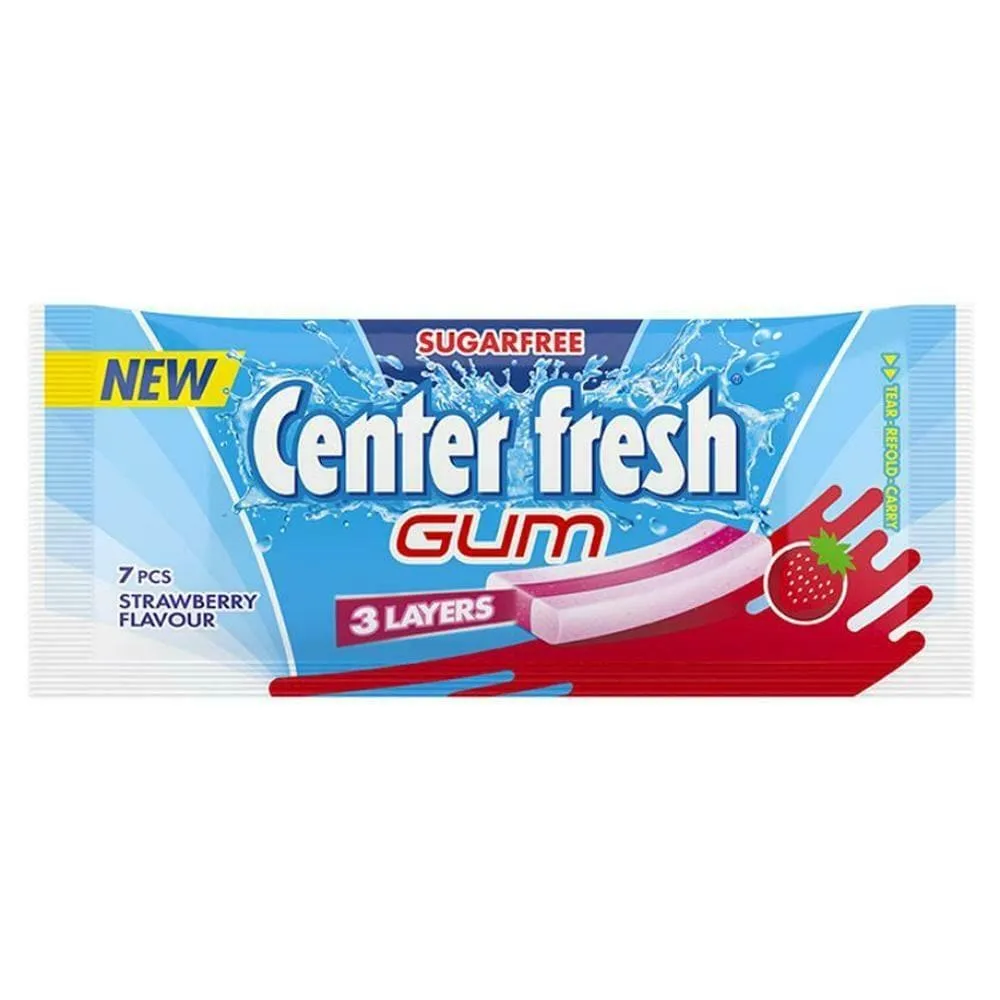 Center Fresh 3 Layer Gum – Sugarfree