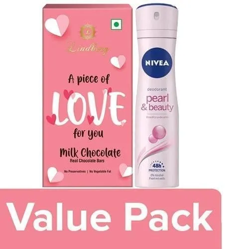 Lindberg Chocolate NIVEA Berry Face Care Gift Set