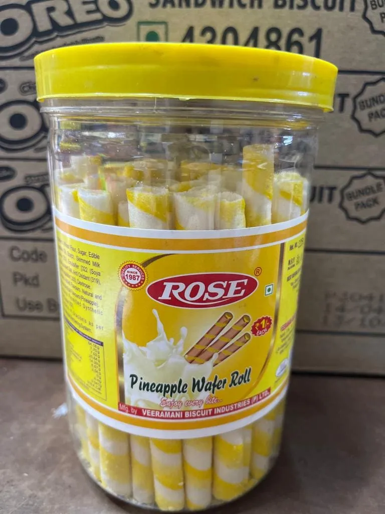 Rose Pineapple Wafer Roll