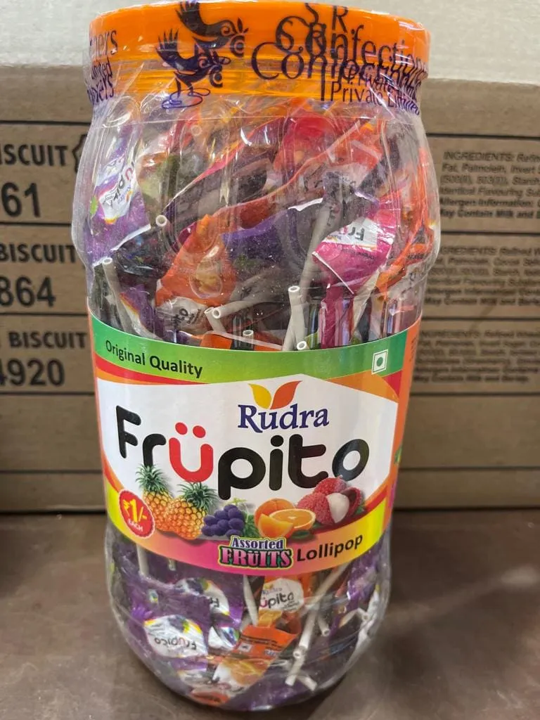 Rudra Frupito Assorted Fruits Lollipop
