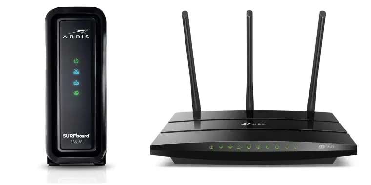 Router  and  Modem
