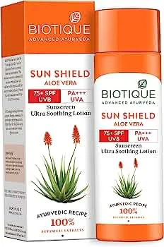 BIOTIQUE 75 SPF UVA-UVB Sunscreen Ultra Soothing Body Lotion