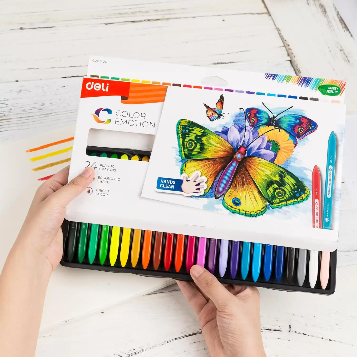 Cello Colour Up Plastic Crayons