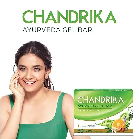 Chandrika Glycerine Ayurveda Gel Bar