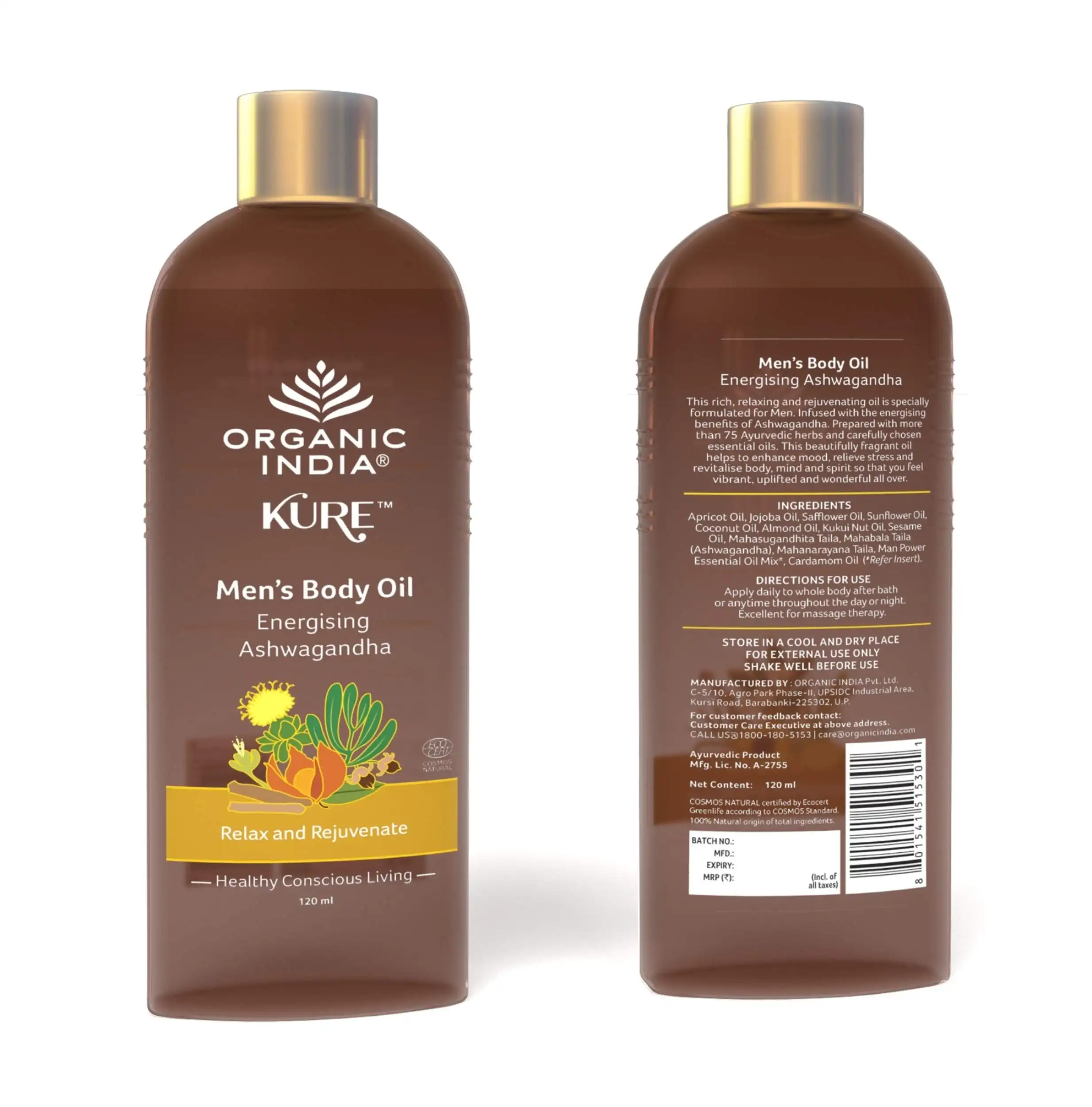 Organic India Men’s Body Oil