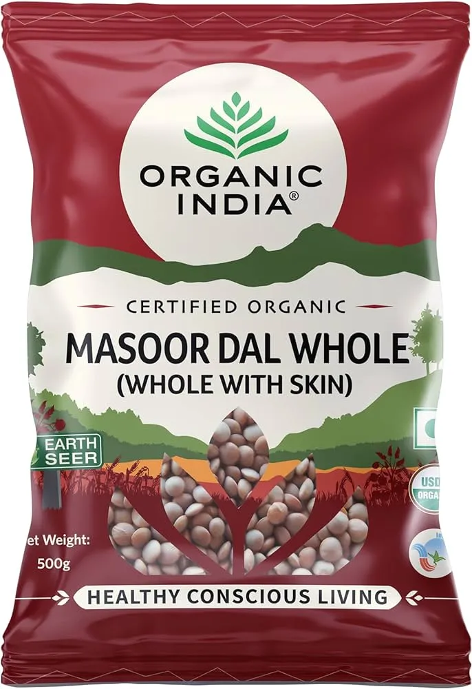 Organic India Masoor Dal Whole