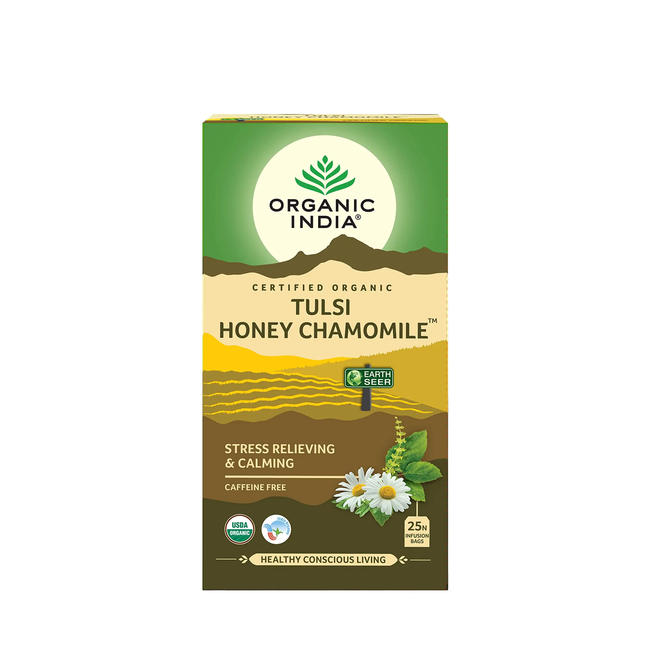 Organic India Chamomile Tea – Tulsi Honey
