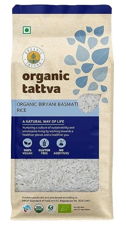Organic Tattva Biryani Basmati Unpolished Rice