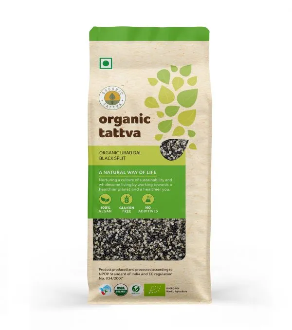 Organic Tattva Organic Urad – Black Split