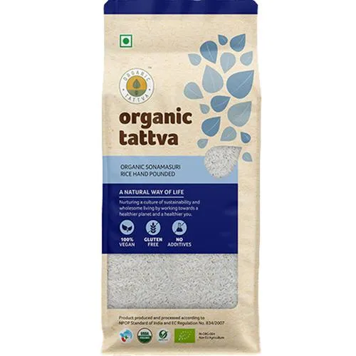 Organic Tattva Sonamasuri Rice-Akki – Hand Pounded