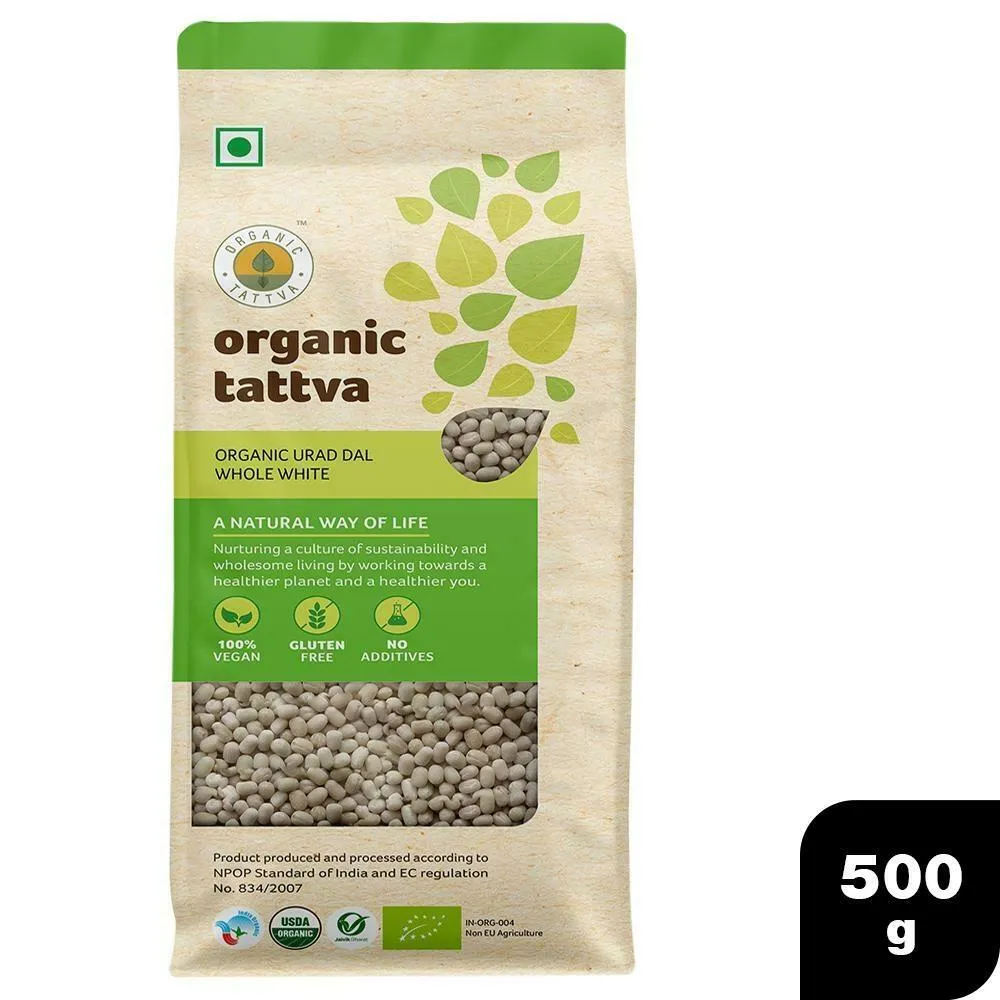 Organic Tattva Urad Dal Whole White