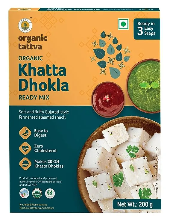 Organic Tattva Organic Khatta Dhokla Ready Mix