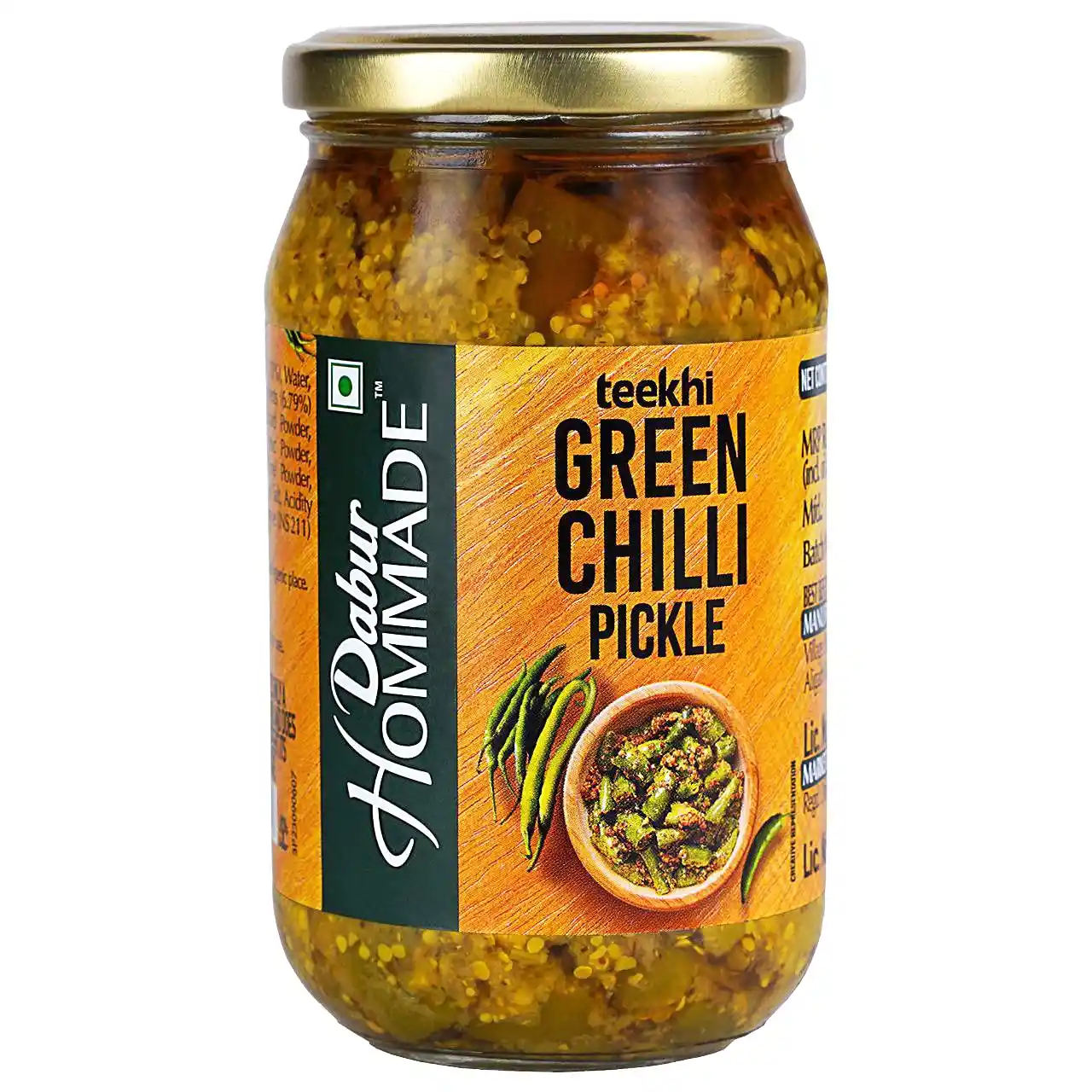 Dabur Hommade Teekhi Green Chilli Pickle
