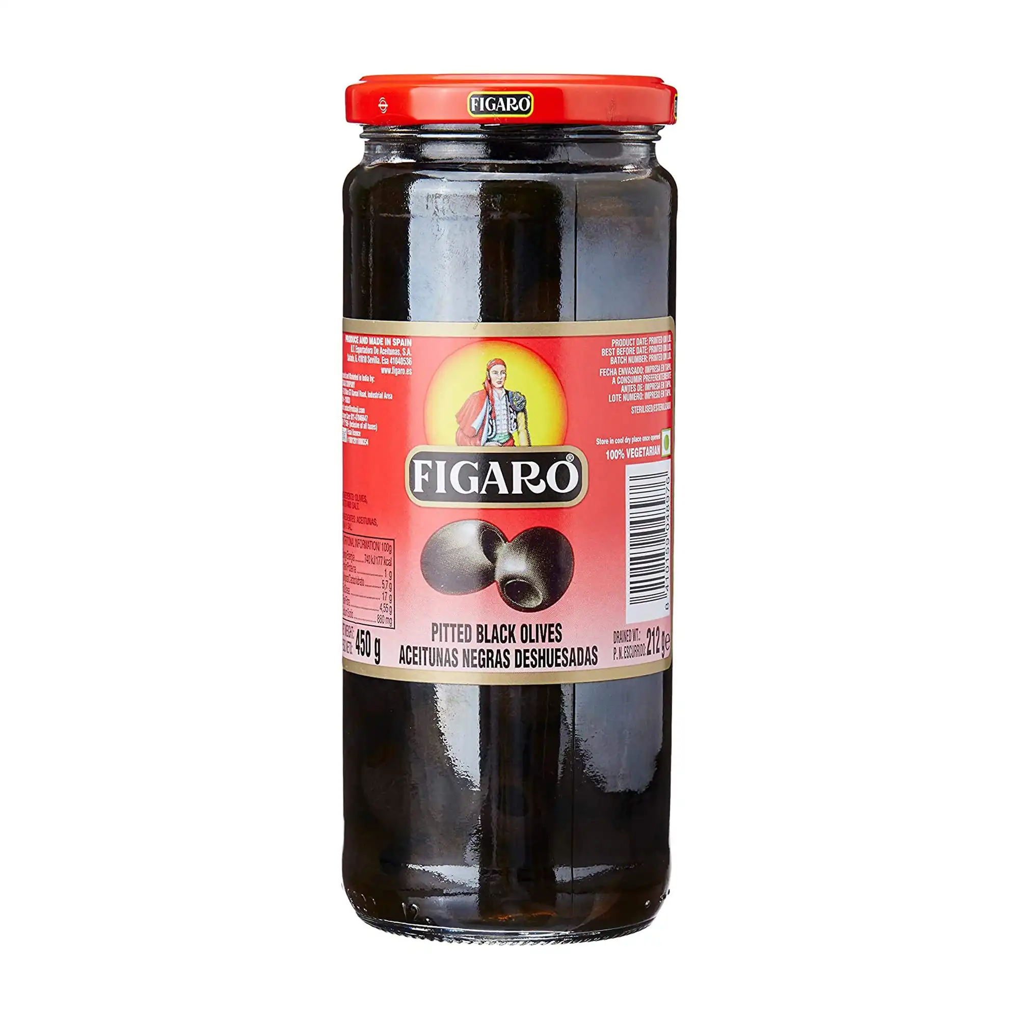 Figaro Olives – Black, Pitted