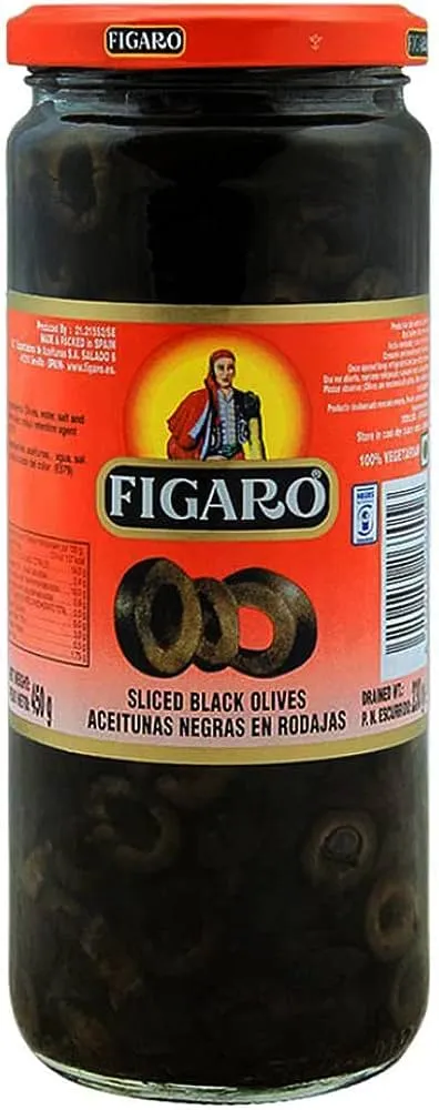 Figaro Olives – Black, Sliced