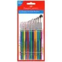 Paint Brush – Tri Grip Synthetic Hair Round Assorted Nos. 0 1 2 3 4 5 6 7 8 9 10 11 and 12