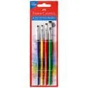 Paint Brush – Flat Tri-Grip Synthetic Hair Assorted Nos. 1 2 4 6