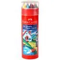 Erasable Plastic Crayon – 14 Shades Triangular Grip Silver and Gold 122812