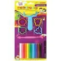 Kool Clay 12 Shades With 4 Moulds and 1 Roller