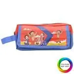 Chota Bheem Zip Pouch – 2 Compartment With Coloured Liner Assorted Colour