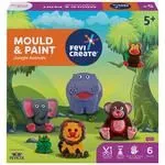 Mould and Paint Jungle Animals – DIY Craft Kit Educational Activity For Kids 5 Years and Above