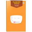 One Side Plain and One Side Line Notebook – 76 Pages 17 x 27 cm