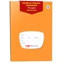Medium Square Notebook – Maths Practice Book 76 Pages 18 x 24 cm