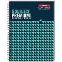 6 Subject Spiral Premium Exercise Notebook – Single Ruled Seamless 18 cm x 24 cm