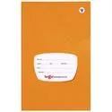Notebook – Single Line One Side Blank and One Side Ruled Soft Bound Cover Small Brown 17×27 cms