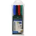 Multi Marker Fine Tip With Eraser- Water Resistant Fade Proof German Ink