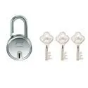 Round 5 Levers 3 Keys Padlock