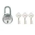 Round 6 Levers 3 Keys Padlock
