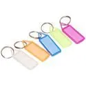Office Key Chain – With Writing Paper Slip Inside Assorted