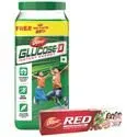 Glucose -D Energy Boost with Vitamin D with Dabur Red Paste 200 g Free