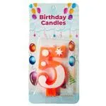 Number 5 Birthday Candle