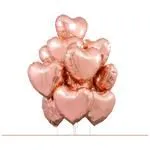 Heart Foil Balloons – Rose Gold 18″ For Decoration