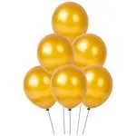 Metallic Balloons – For Birthday Decorations Baby Showers Bachelorette Party Supplies Golden