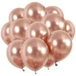 Chrome Balloons – For Birthday Party Decorations Engagements Baby Showers Rose Gold