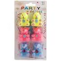 Teddy Candle – For Cake Decoration Birthday Parties Multicolour