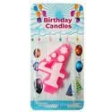 Number 4 Birthday Candle