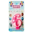 Number 6 Birthday Candle