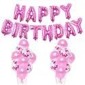 Birthday Decoration Combo – Polka Dot Foil Confetti and Latex Balloons Pink