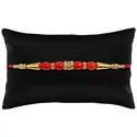 Red Beads Crystal Rakhi – Elegant Design For Beloved Brother