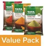 Tata Sampann Powder – Chilli 500G with Powder – Turmeric 500G with Powder – Coriander 500G