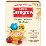 Ceregrow Multigrain Cereal with Milk and Fruits – From 2-5 Years Rich in Iron High in Protein Box