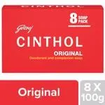 Cinthol Original Deodorant and Complexion Soap 99.9percent Germ Protection