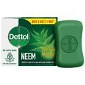 Dettol Neem Bathing Soap Bar – 100percent Pure Neem Oil Provides 99.9percent Germ Protection